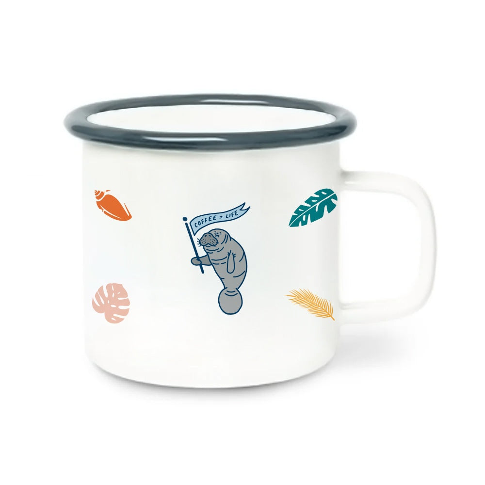 Manatee Camping Mug