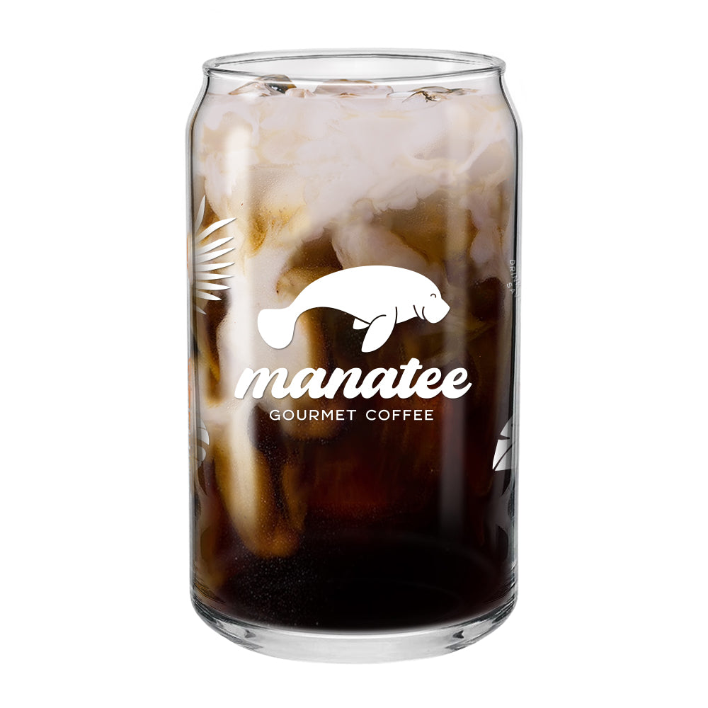 Cold Brew Can Glass I Manatee Coffee