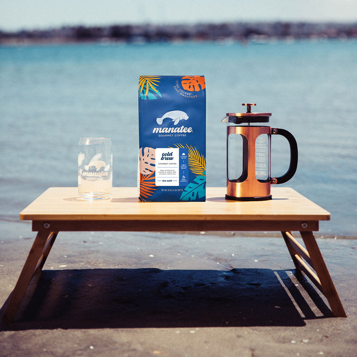 34 oz. French Press I Manatee Coffee